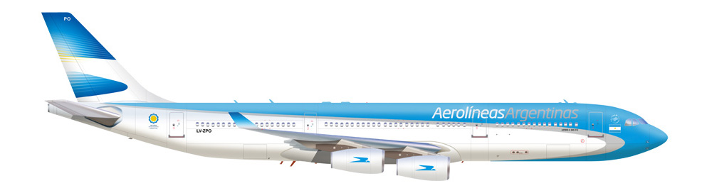 Avión Airbus 340-300