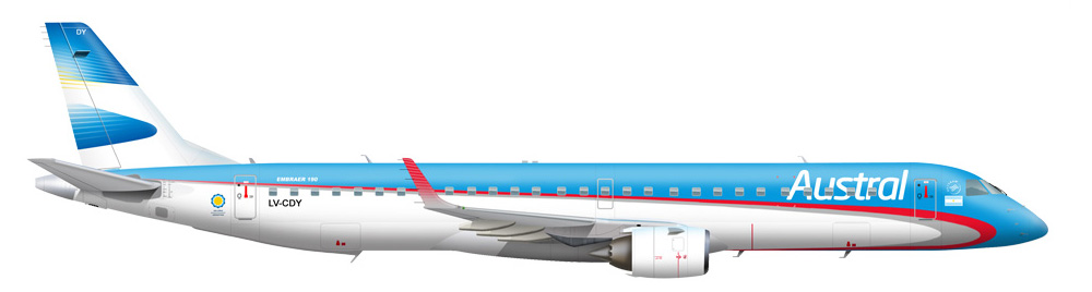Avión Embraer 190
